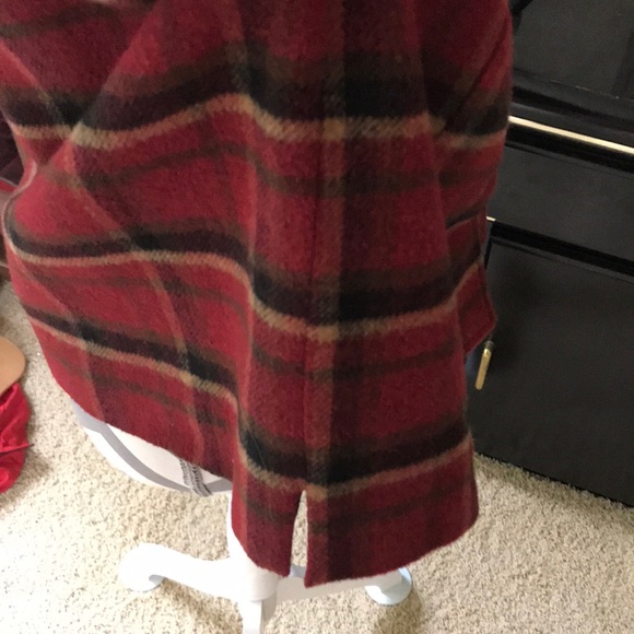 Herman Geist wool blend jacket. Pretty plaid. - Picture 4 of 6